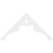 Ekena Millwork Pitch Heath Architectural Grade PVC Gable Pediment, 60"W x 30"H x 1"P (12/12) GPP060X030X100HEA - alternate 5